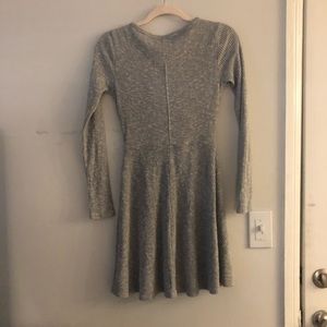 Gray mini dress
